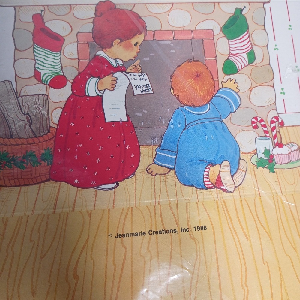 NOS 1988 VTG Jeanmarie Creations Christmas Gift Box Set of 5 Boxes 2 Sizes - Picture 3 of 8